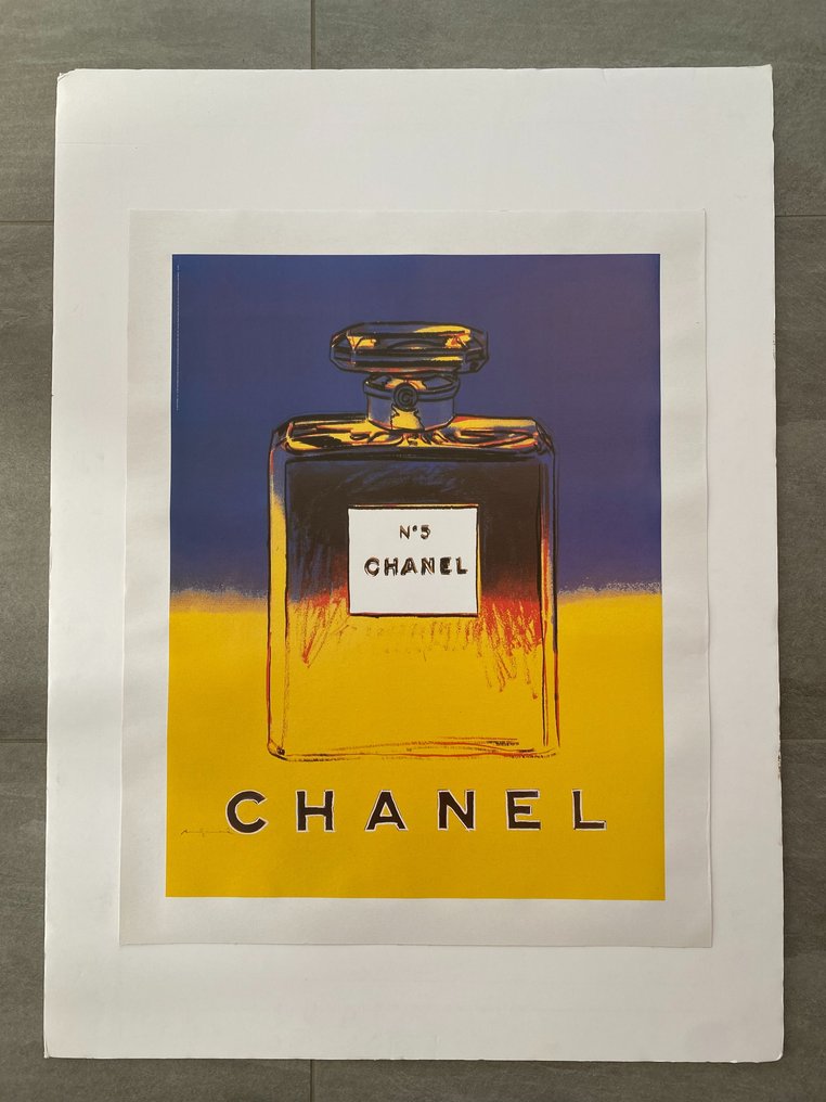 Andy Warhol, after - Chanel n. 5: Yellow/blue - década de 1990 #4.3