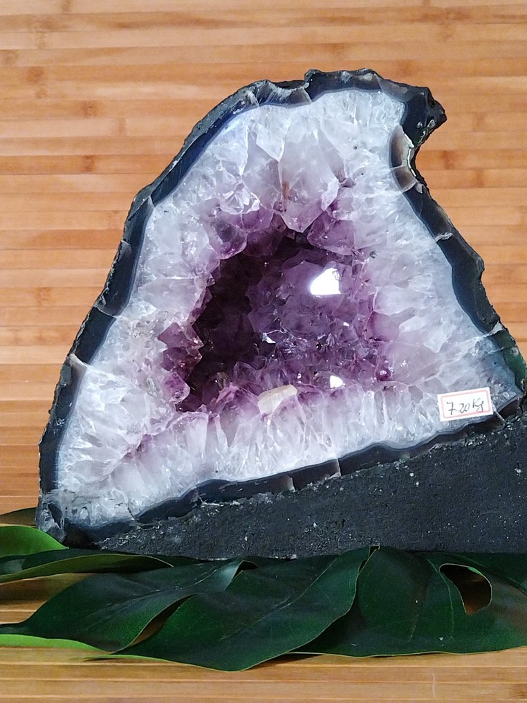 Amethyst Uruguay Dark Purple Geode - Height: 21 cm - Width: 22.5 cm- 7.2 kg #2.1