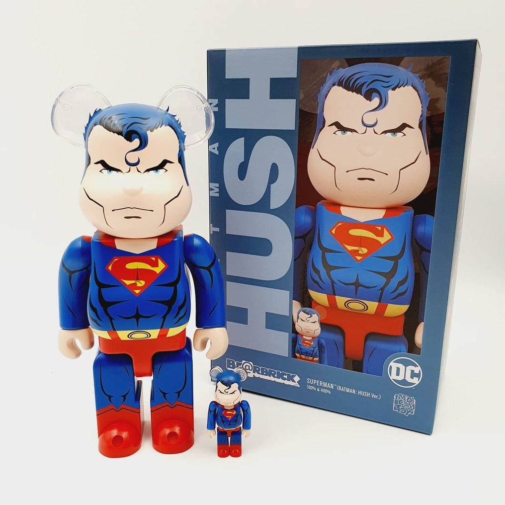 Medicom x Marvel - Be@rbrick Superman (Hush) 400% & 100% bearbrick 2022 #1.1