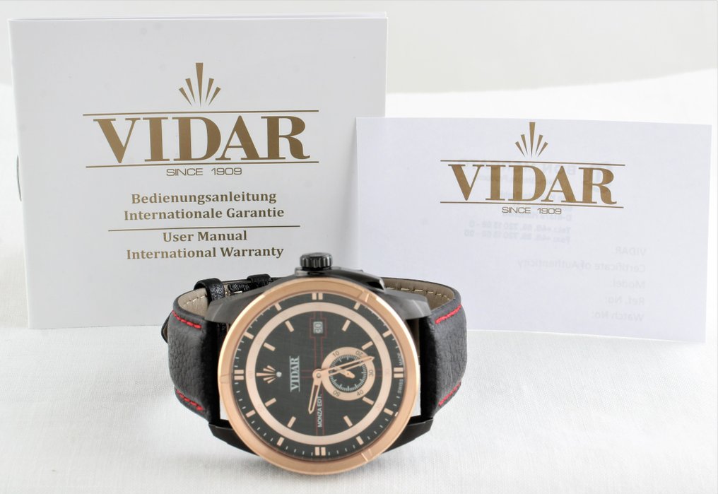 Vidar - Since 1909 - "Monza" EDT - Swiss Automatic - Two Years Warranty - Ref. No: VR016-260-01BRL - Herren - 2025 #3.2