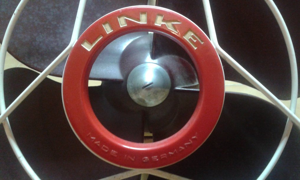 LINKE, vintage, bela peça de design - Alemanha - Elektrisk vifte - Bakelitt, jern #3.2