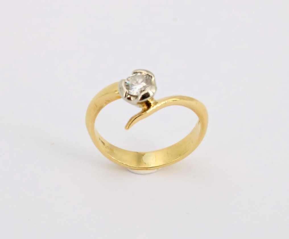 Damiani - Gyűrű - 18 kt. Fehér arany, Sárga arany Gyémánt #2.1