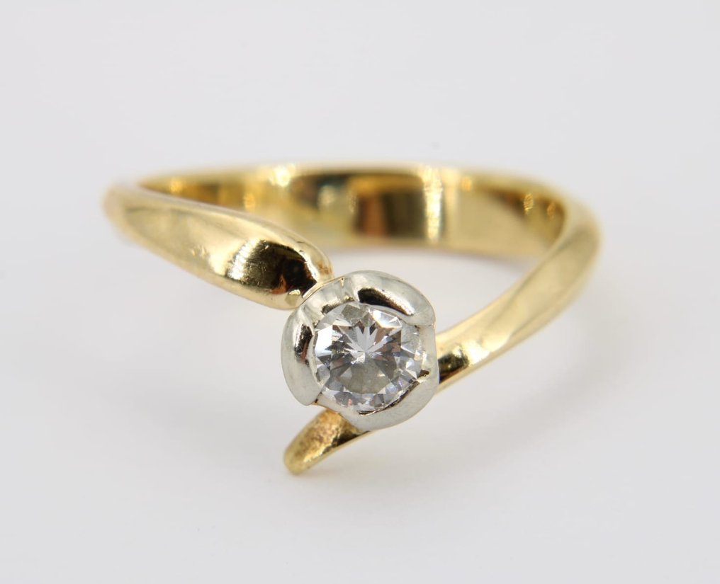 Damiani - Gyűrű - 18 kt. Fehér arany, Sárga arany Gyémánt #1.1