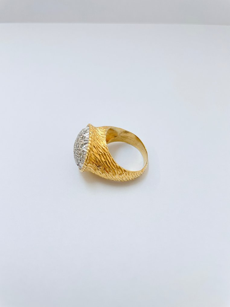 Anello - 18 carati Oro giallo -  0.19 tw. Diamante  #2.2