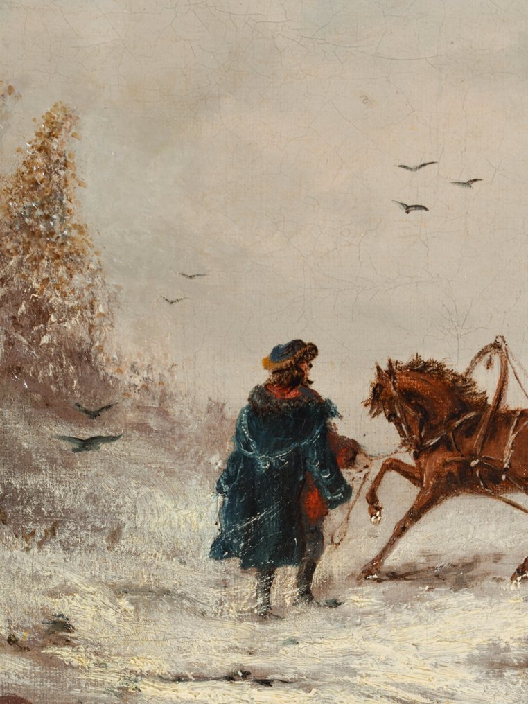Joseph Wolfram (1789-1839) - The horse sled #2.2