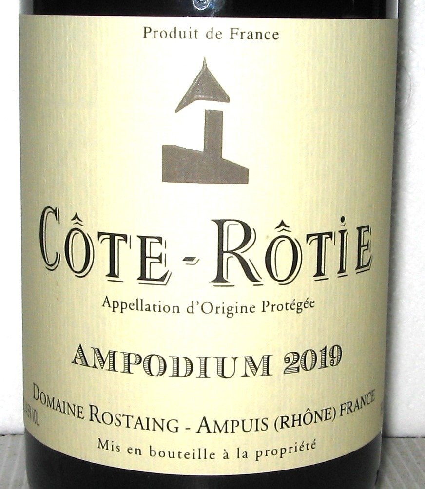 2019 Côte-Rôtie "Ampodium" - Domaine Rostaing - Rhône - 3 Flasker (0,75 L) #1.0