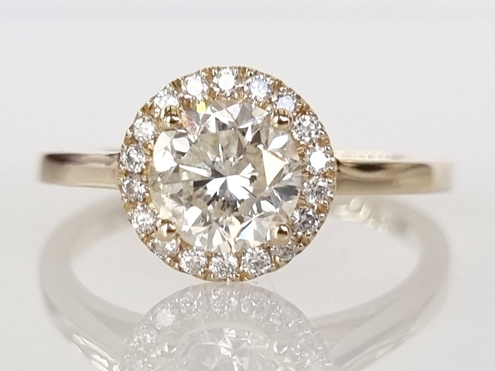 14 kt Gold - Ring - 1.51 ct Diamant #1.1