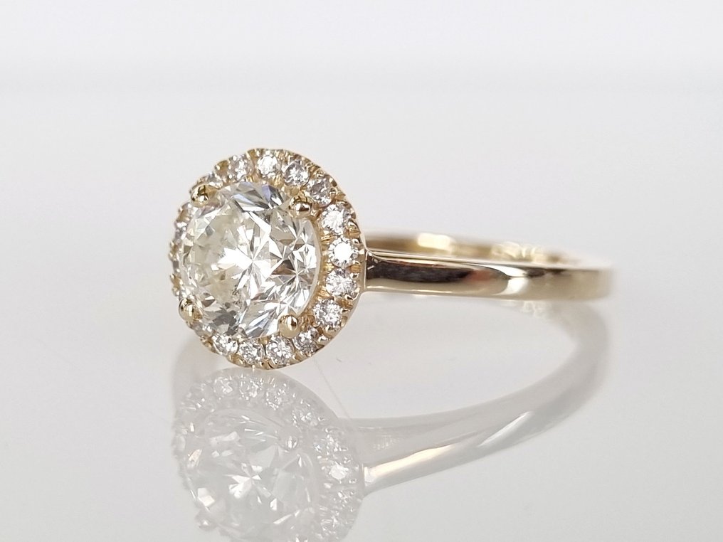 14 kt Gold - Ring - 1.51 ct Diamant #3.2