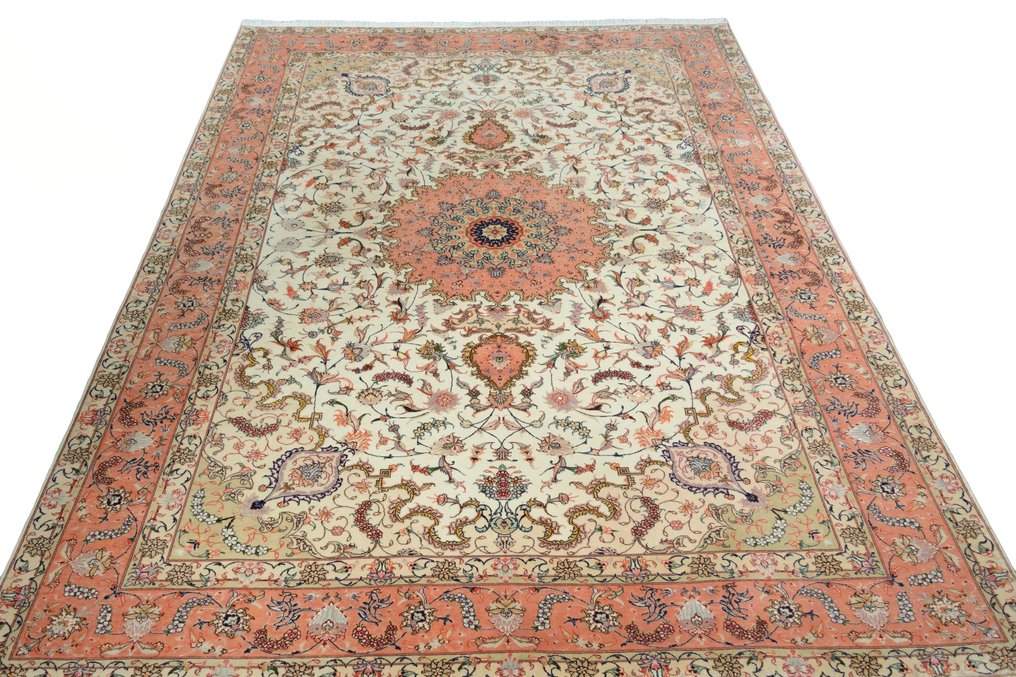 Tabriz 50 Raj - 非常精致的丝绸波斯地毯 - 小地毯 - 284 cm - 200 cm #3.1