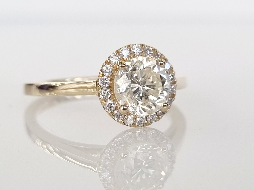 14 kt Gold - Ring - 1.51 ct Diamant #2.1