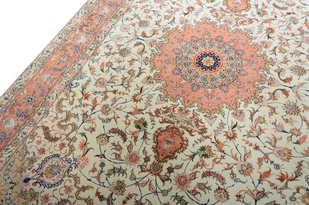 Tabriz 50 Raj - 非常精致的丝绸波斯地毯 - 小地毯 - 284 cm - 200 cm #3.2