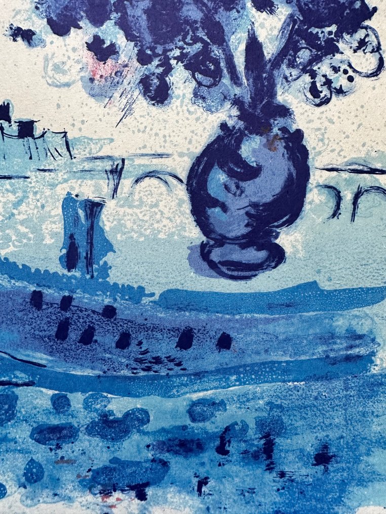 Marc Chagall (1887-1985) - Bateau mouche au bouquet #4.3