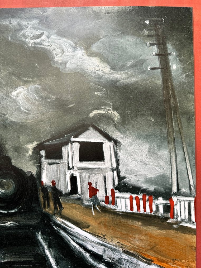 Maurice De Vlaminck (1876-1958) - Départ imminent du train #1.0