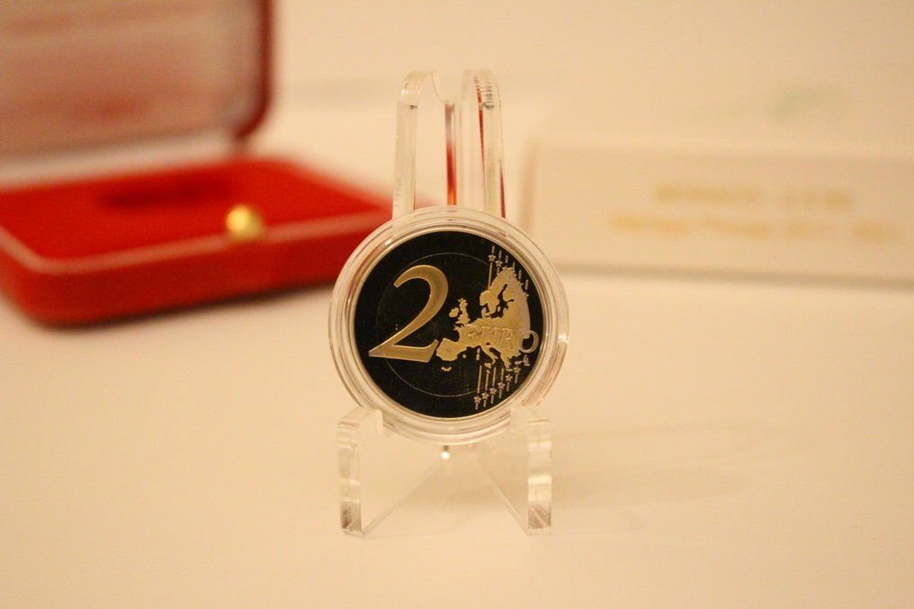 Mónaco. 2 Euro 2021 "Mariage" Proof #2.1