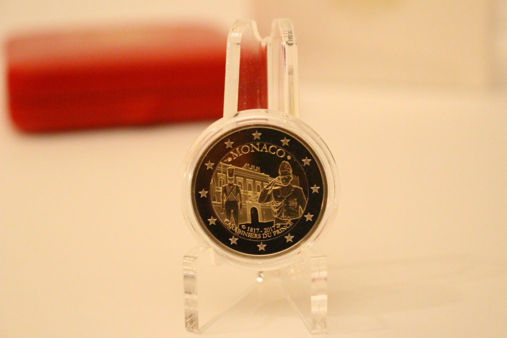 Mónaco. 2 Euro 2017 "Carabinieri" Proof #1.0