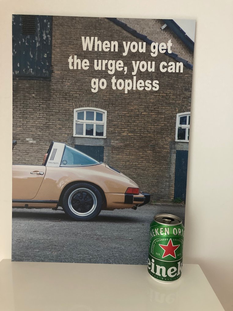 铝广告海报 - Porsche - 911 Targa - NO ENVIO A CANARIAS #2.1