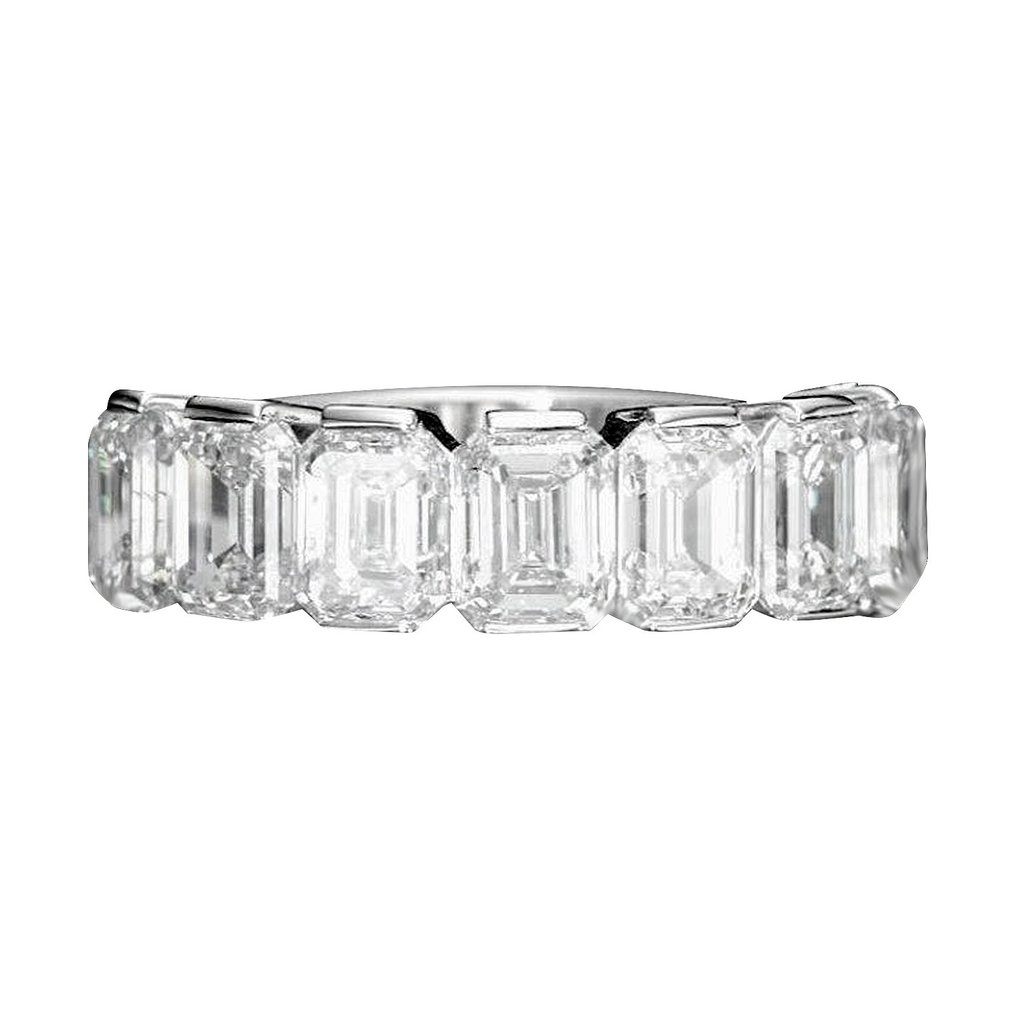 18 carats Or blanc - Bague - 5.11 ct Diamant #1.2