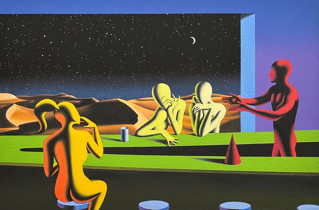 Mark Kostabi (1960) - Window to beyond #1.1
