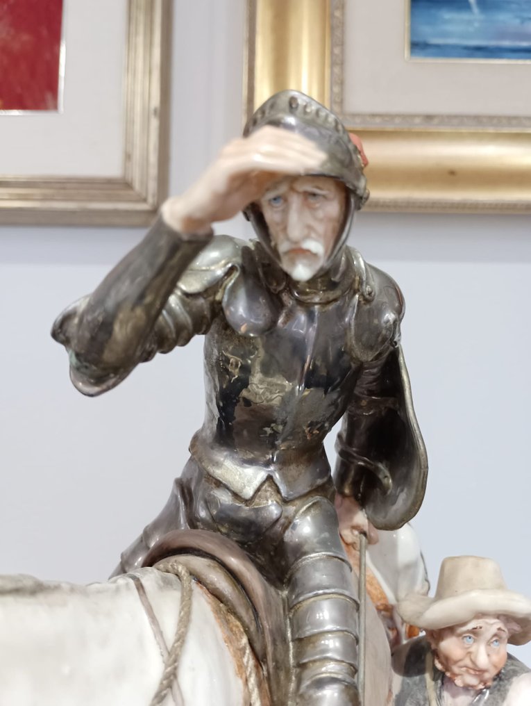 Giuseppe Cappè - Figurine - Don Chisciotte (2) - Ceramic #1.0