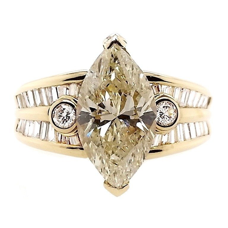 Ring Gelbgold Diamant  #1.2