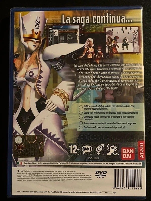 Sony - Dot Hack Mutation Part 2 PS2 Sealed game - Videospil (1) - I original forseglet æske #2.1