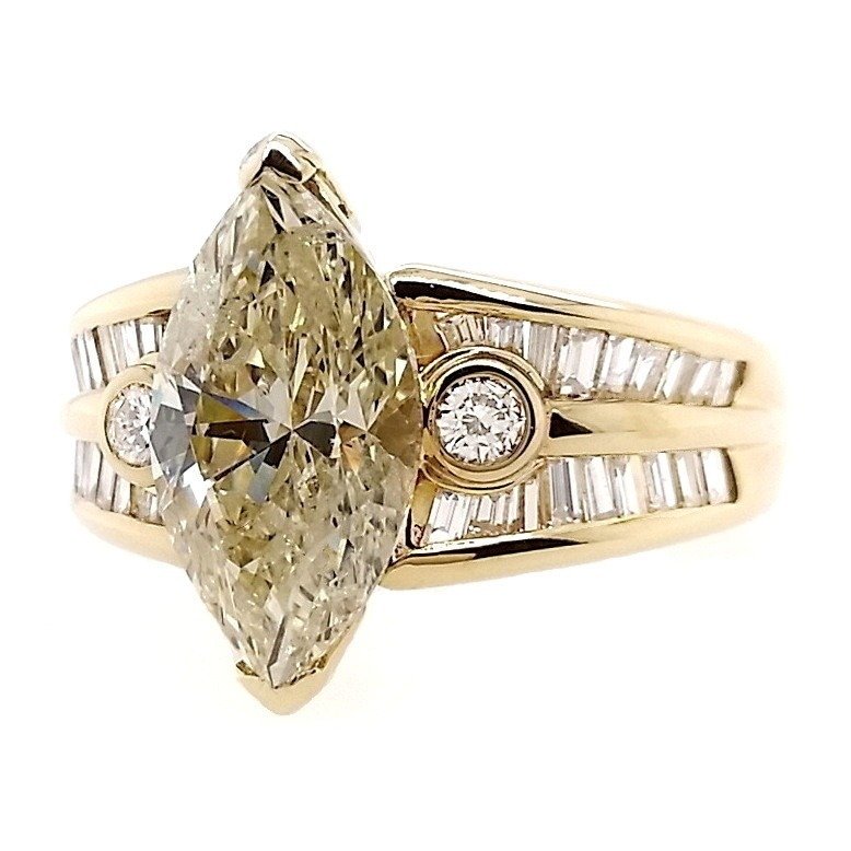 Ring Gelbgold Diamant  #3.2