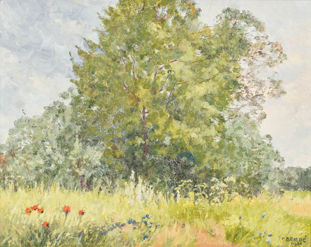 Johan Briedé (1885-1980) - Weelderig landschap #1.1