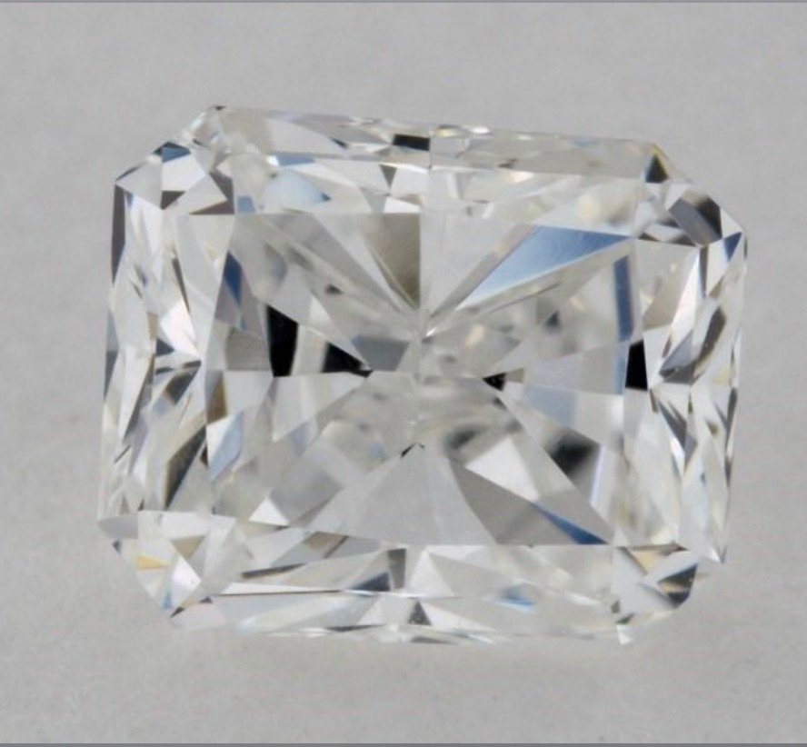 1 pcs Diamond  - 0.90 ct - Radiant - VVS1 #1.1