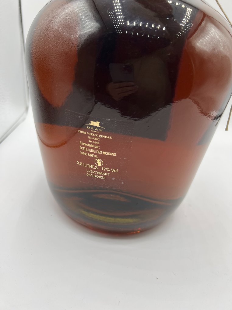 Deau - Des Moisans - Pineau des Charentes - Très Vieux Pineau Blanc 10 years - Cognac - 1 Bottle (3.8L) #3.2
