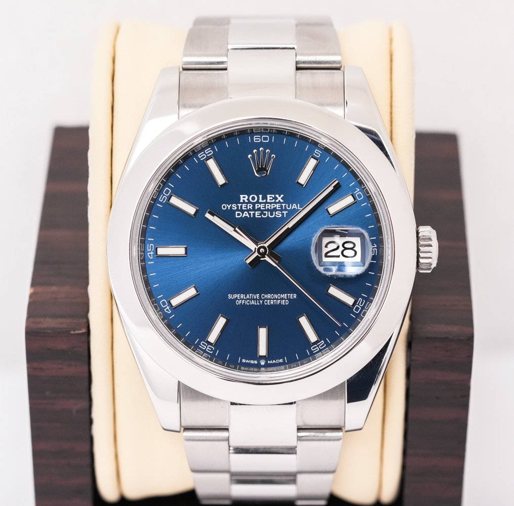 Rolex - Oyster Perpetual Datejust Blue - 126300 - Men - 2011-present #1.1