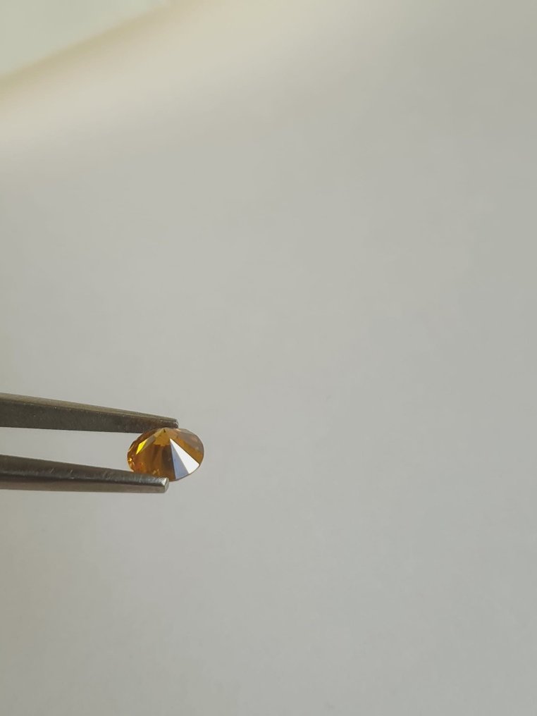 1 pcs Timantti  (Luonnonvärinen)  - 0.96 ct - Pyöreä - I1 - Antwerpenin jalokivitestauksen laboratorio (ALGT) #2.1