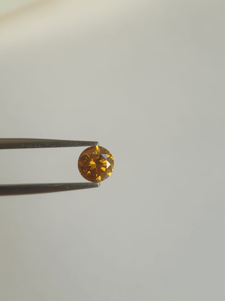 1 pcs Timantti  (Luonnonvärinen)  - 0.96 ct - Pyöreä - I1 - Antwerpenin jalokivitestauksen laboratorio (ALGT) #3.2