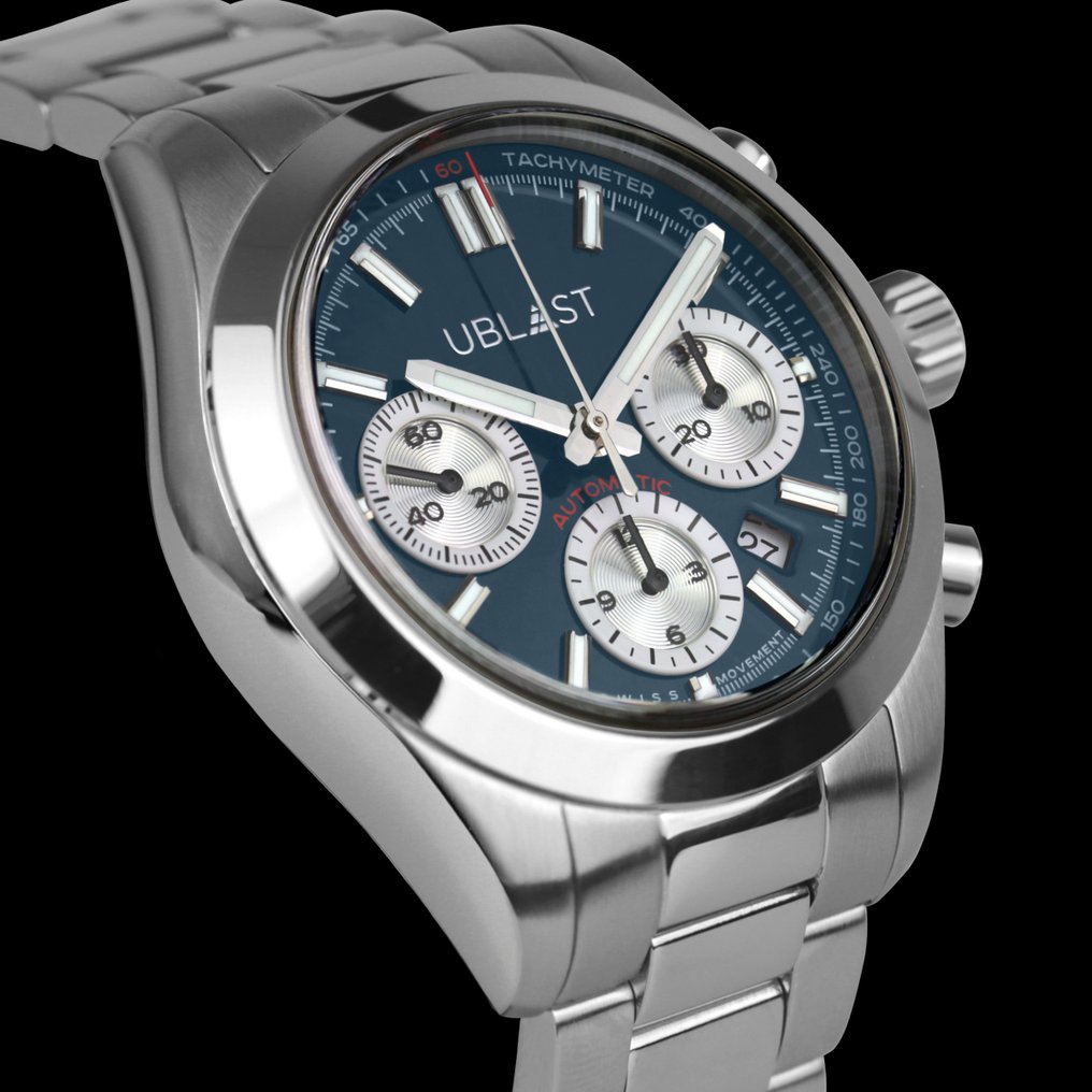 Ublast - Air Prince - Automatic Swiss Chronograph - REF.UBAPCH40BU - Homme - 2025 #3.2