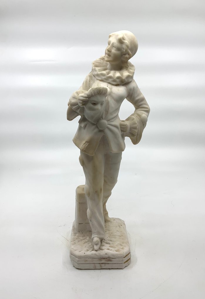 Veistos, Colombine le clown - 35 cm - Alabasteri #1.1