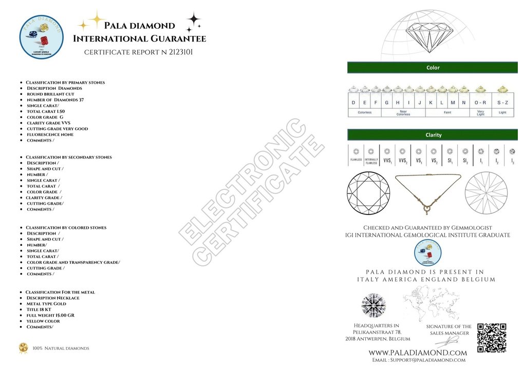 Pala Diamond - Collier ras du cou Diamant  #2.1