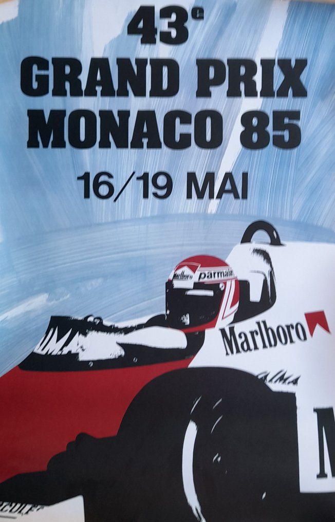 Jacques Grognet - Grand Prix Monaco 16-19 mai 1985 - Prix automobile #1.1