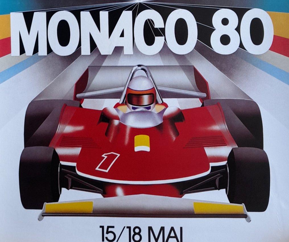 Jacques Grognet - Grand Prix Monaco 15-18 mai 1980 - Prix automobile #1.3