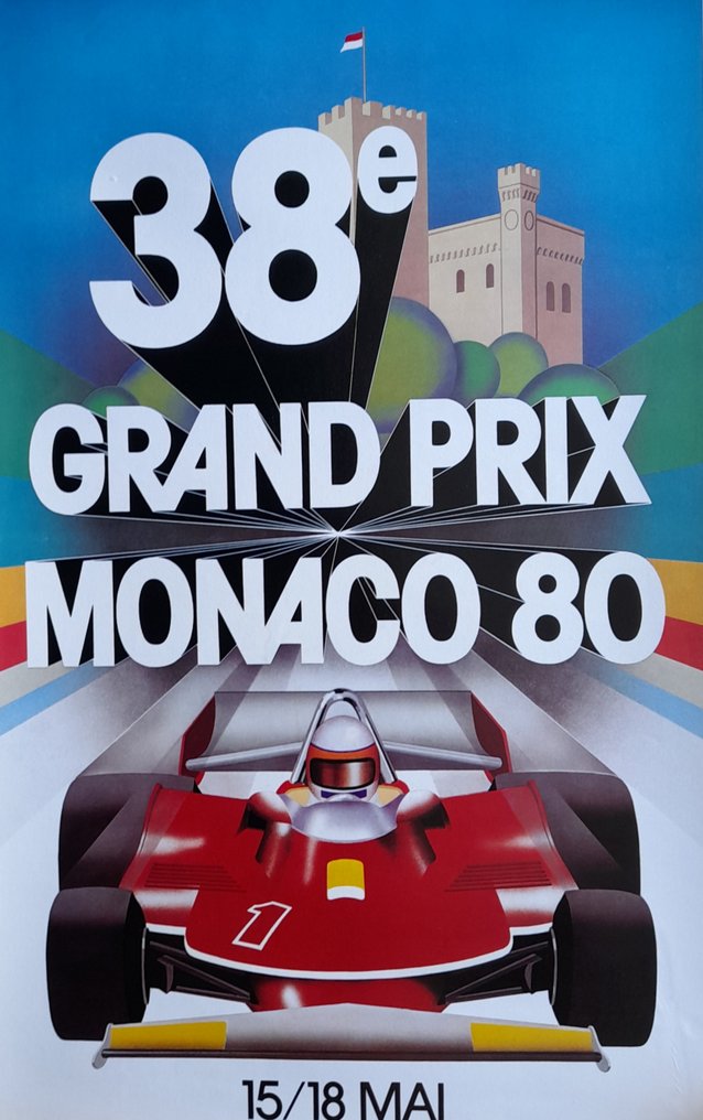Jacques Grognet - Grand Prix Monaco 15-18 mai 1980 - Prix automobile #1.1