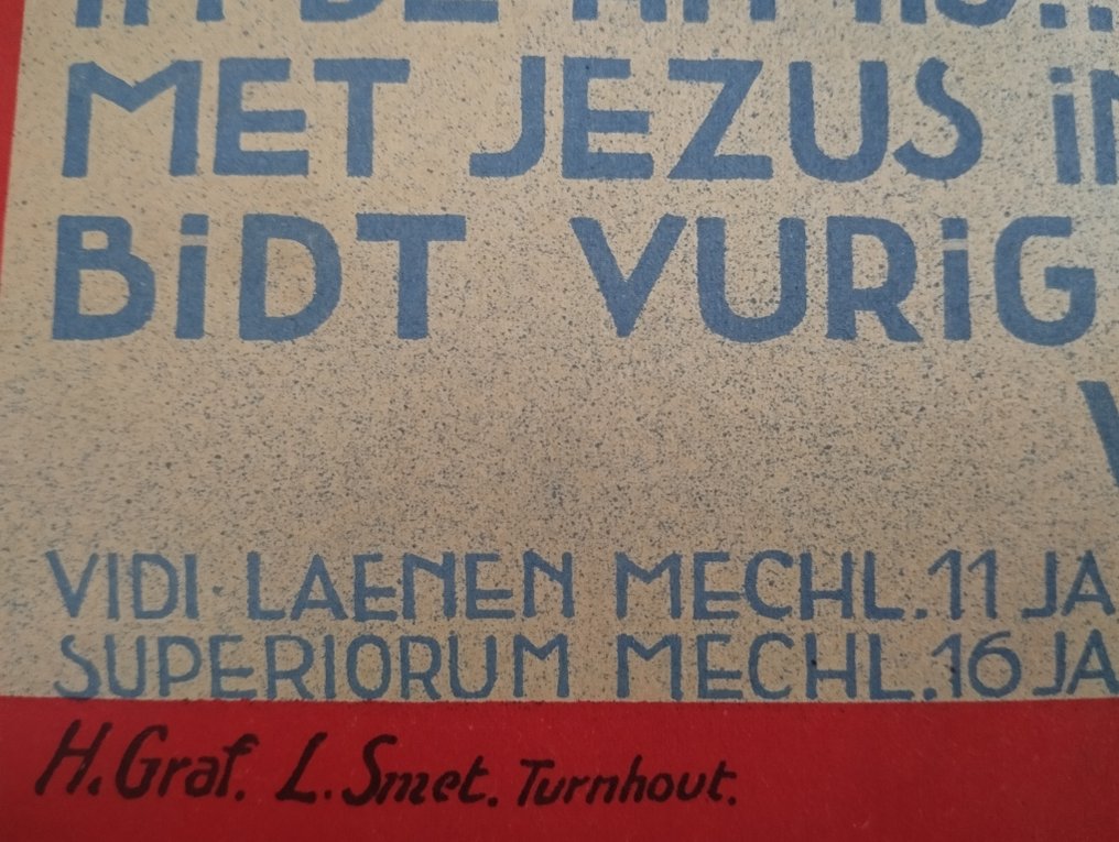 M. Merkx - Affiches Kruistocht abdij Averbode - Lata 30. #4.3