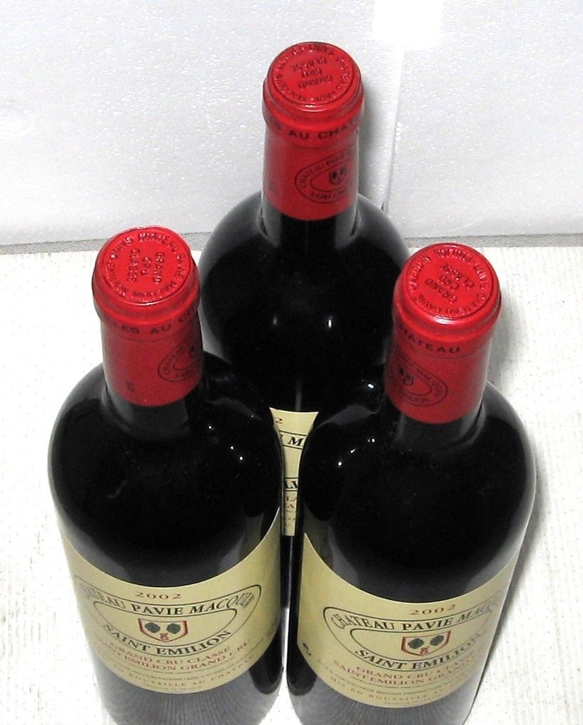 2002 Château Pavie-Macquin - Saint-Émilion Grand Cru Classé - 3 Bottles (0.75L) #2.1