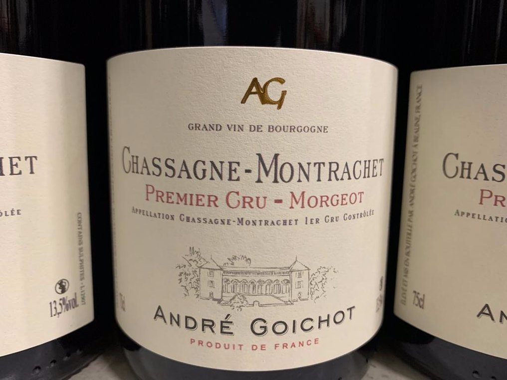 2020 Andre Goichot "Morgeot" - Chassagne-Montrachet 1er Cru - 6 Bottles (0.75L) #2.2