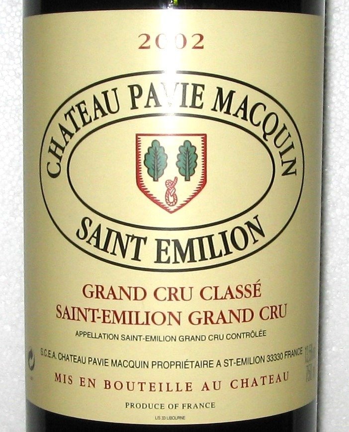 2002 Château Pavie-Macquin - Saint-Émilion Grand Cru Classé - 3 Bottles (0.75L) #1.0