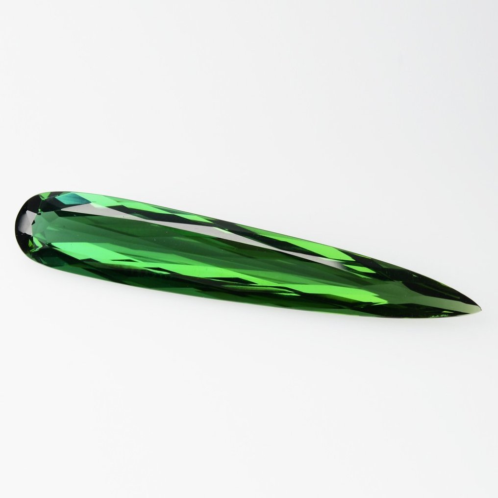 1 pcs [Vert jaunâtre bleuté intense] Tourmaline - 5.39 ct #1.2