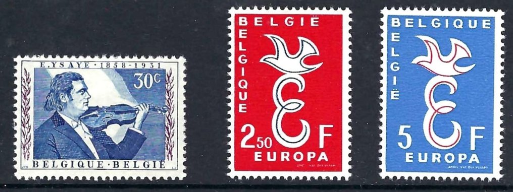 Belgio 1958/1959 - 2 volumi completi - OBP/COB 1046/1120 #3.1