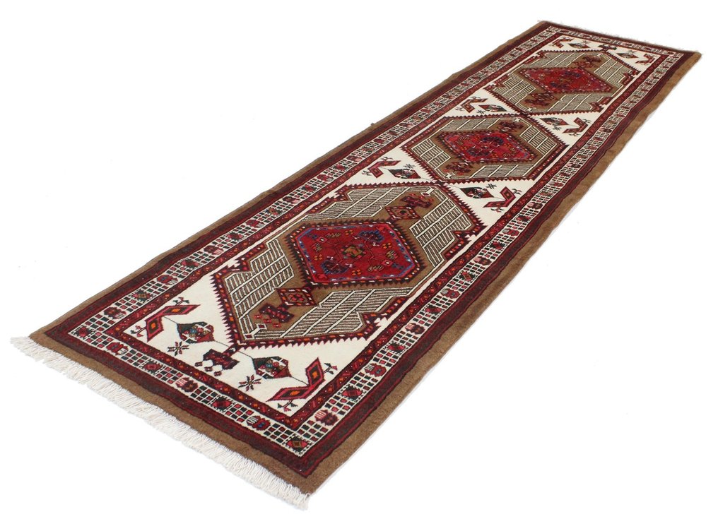 波斯地毯 Ardebil，由真羊毛制成 - 小地毯 - 350 cm - 100 cm #2.2