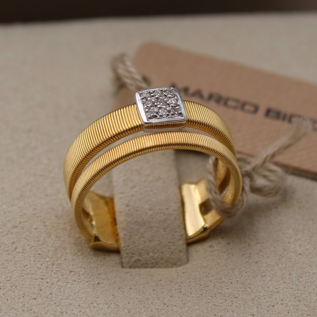 Marco Bicego - Ring Gult guld, Vittguld Diamant #1.1