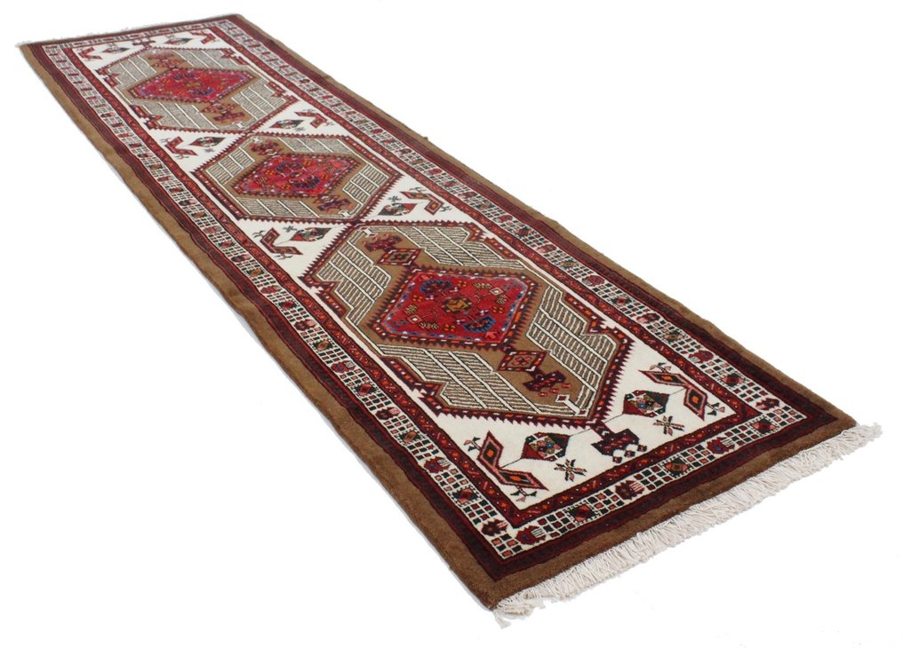 波斯地毯 Ardebil，由真羊毛制成 - 小地毯 - 350 cm - 100 cm #2.3