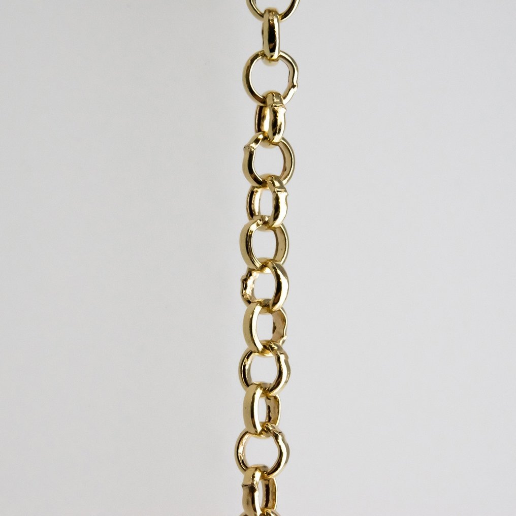 墜飾 - 18 克拉 黃金 藍寶石 #3.2