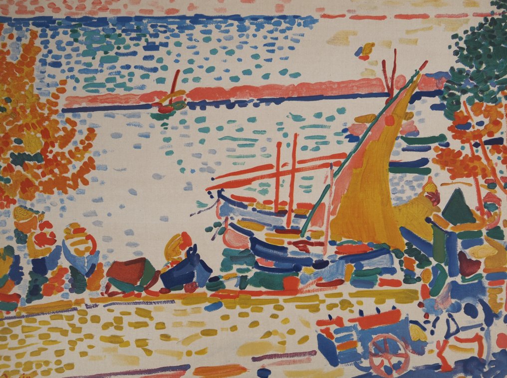 André Derain (1880-1954) - La Mer vers Collioure #3.1