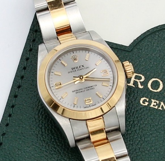 Rolex - Oyster Perpetual - Grey 3-6-9 Dial - Ref. 67183 - Damen - 1990-1999 #1.2